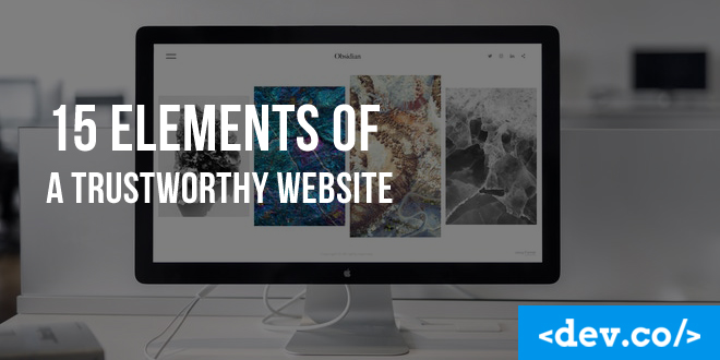 15 Elements of a Trustworthy Website — featured image