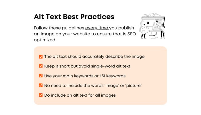 Alt text best practices for image optimization