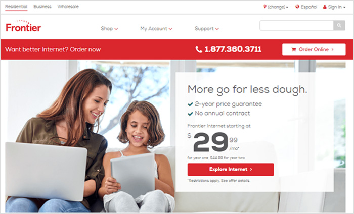Using poor landing page copy