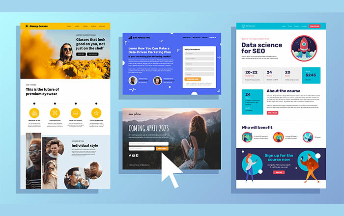 Customizing-landing-pages