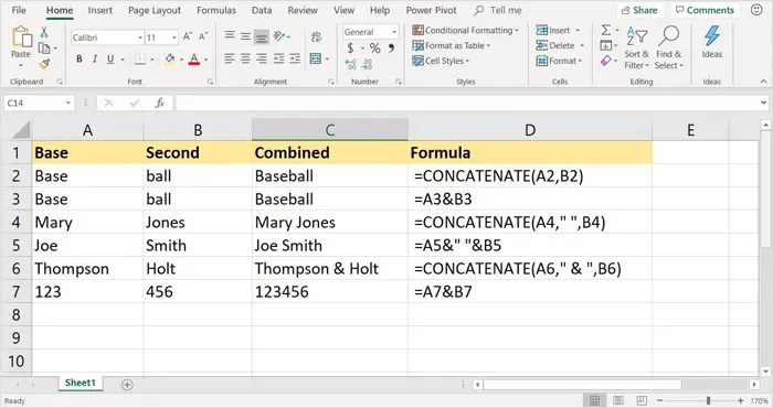 Use concatenate