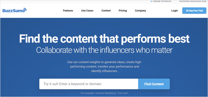 BuzzSumo- for outreach campaign & get contact information