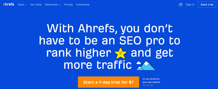 Ahrefs an backlink analysis tool, premium link building tools &backlink profile