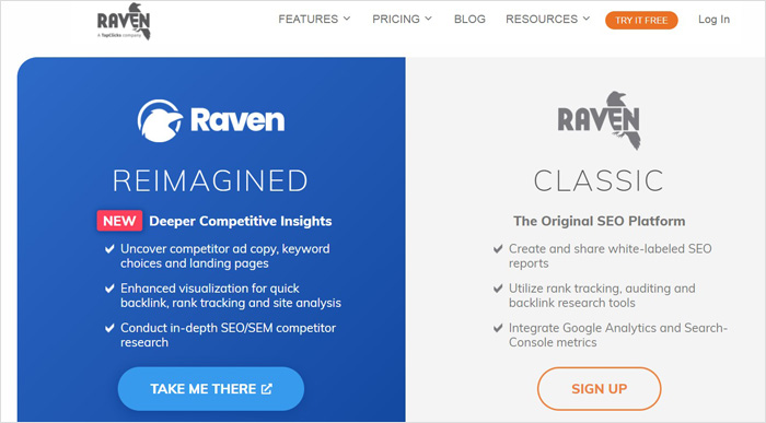 Raven SEO Tools