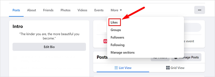 Pages You have Liked On Facebook