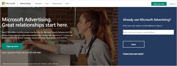 Bing PPC Ad Network