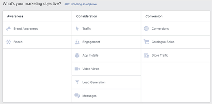 What is your marketing objective