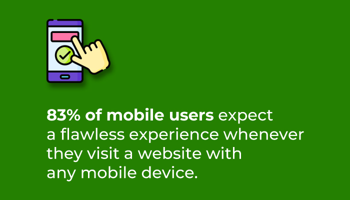 mobile website experience