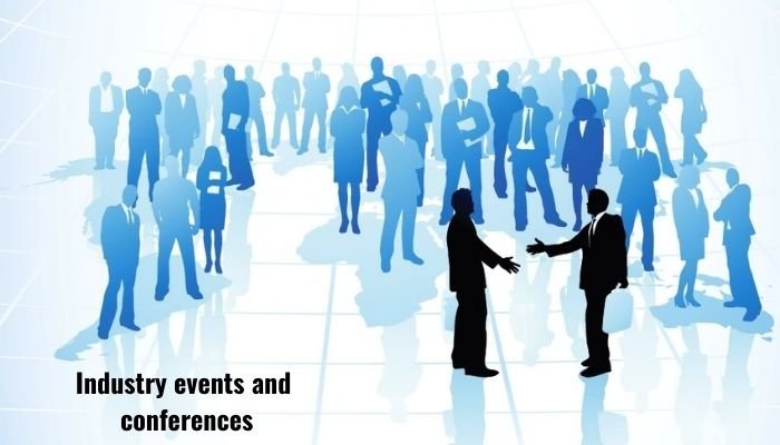 Attending industry events and conferences
