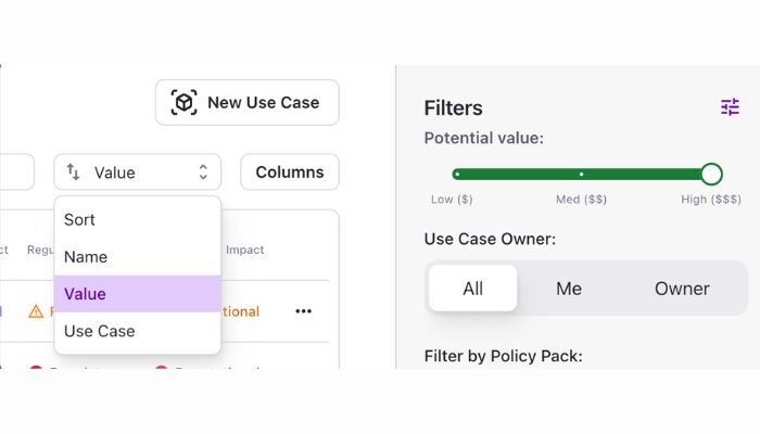 Filter for use cases