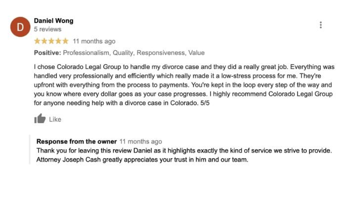 Encouraging satisfied clients to leave reviews