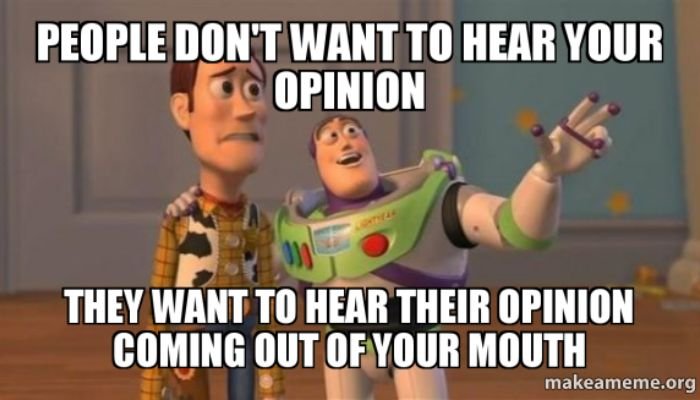 Sharing opinions on social media