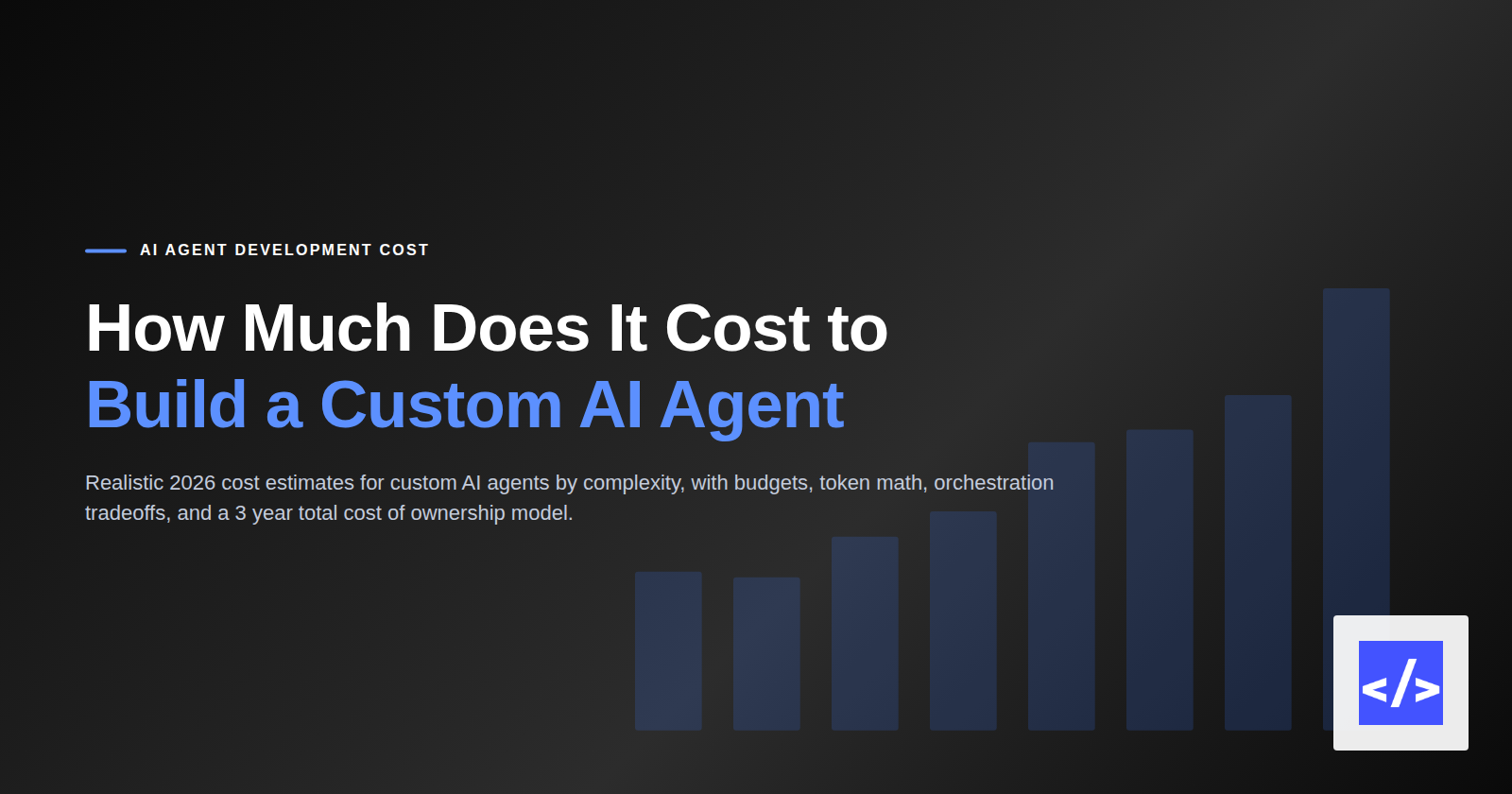 How Much Does It Cost to Build a Custom AI Agent — featured image