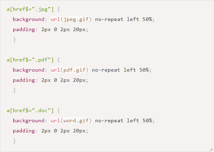 attribute selector