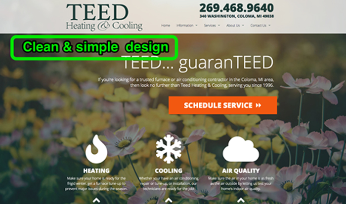 Clean and Simple Design