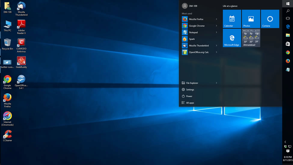 Customization of Modern Operating Systems