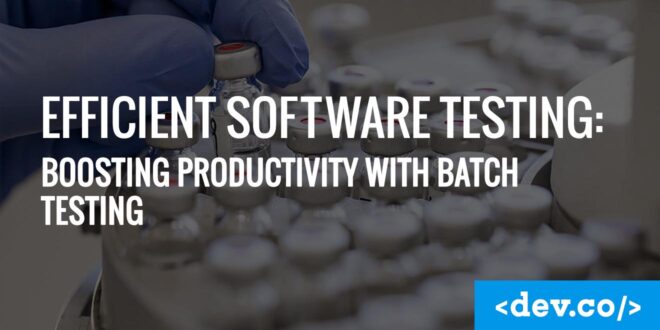Efficient Software Testing: Boosting Productivity with Batch Testing — featured image