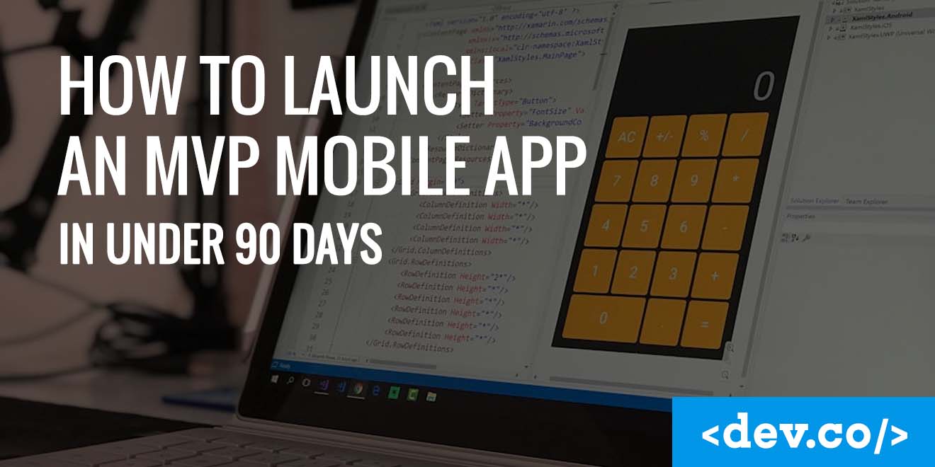 How to Launch an MVP Mobile App in Under 90 Days — featured image