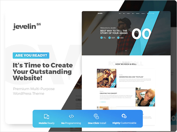 Jevelin WordPress Theme