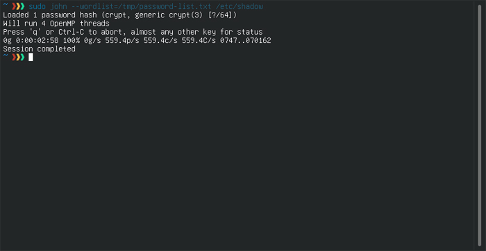 john the ripper password cracker
