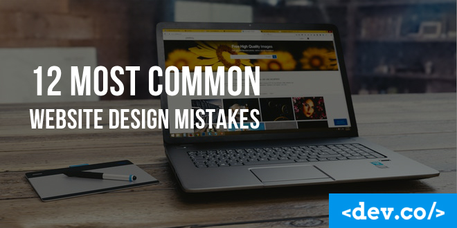 12 Most Common Website UX/UI Design Mistakes — featured image