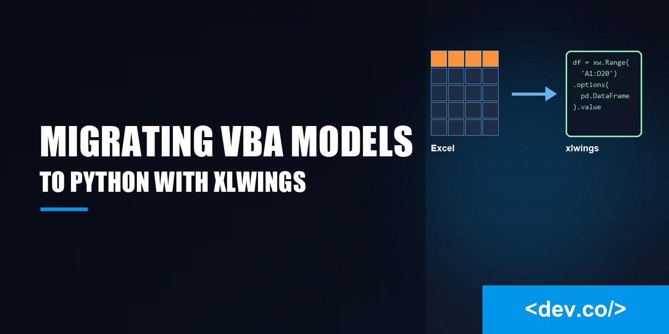 Migrating VBA Financial Models to Python with xlwings — featured image