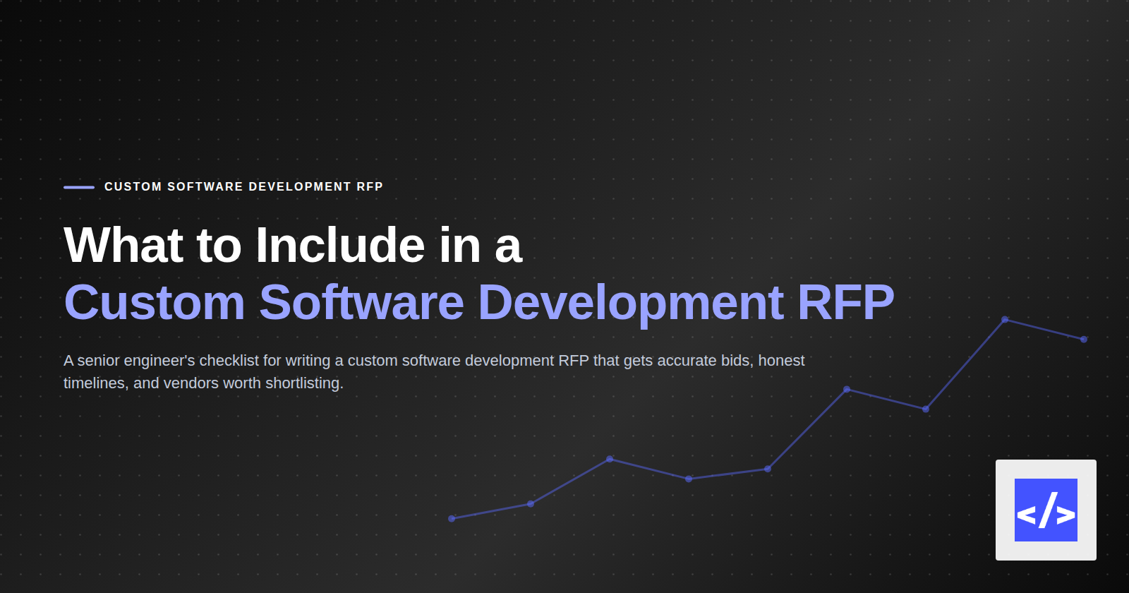What to Include in a Custom Software Development RFP — featured image