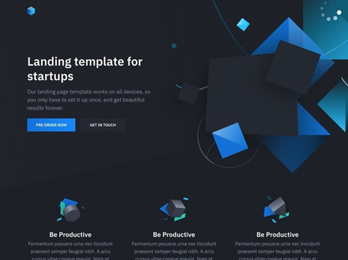 Solid Free HTML Template