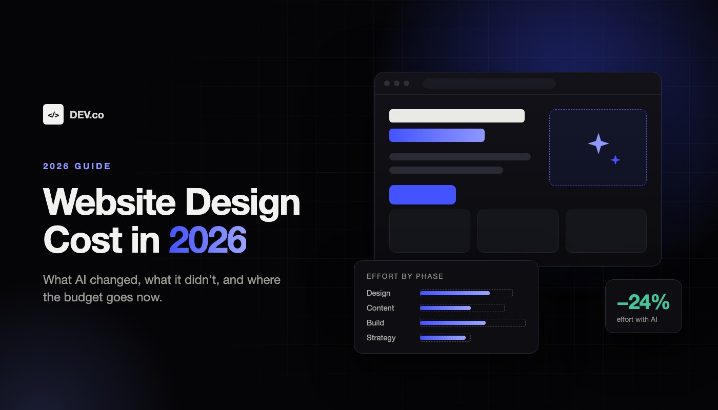 How Much Should Website Design Cost in 2026? — featured image