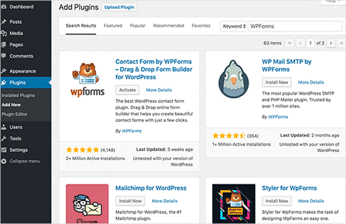 WordPress Plugins